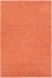 Chandra Rugs Amco 100% Jute Hand-Woven Contemporary Rug Rust 7'9 x 10'6