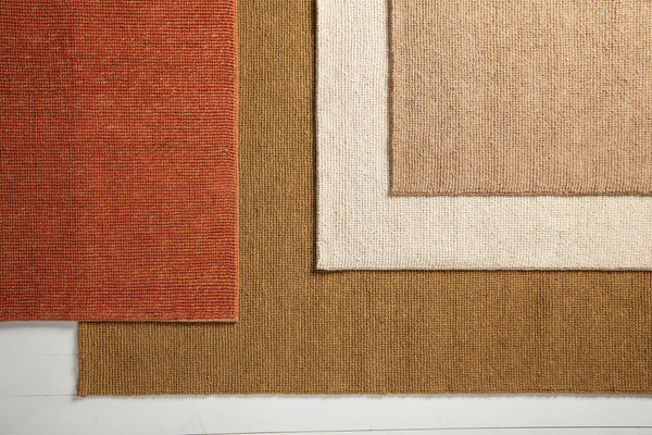 Chandra Rugs Amco 100% Jute Hand-Woven Contemporary Rug Gold 7'9 x 10'6