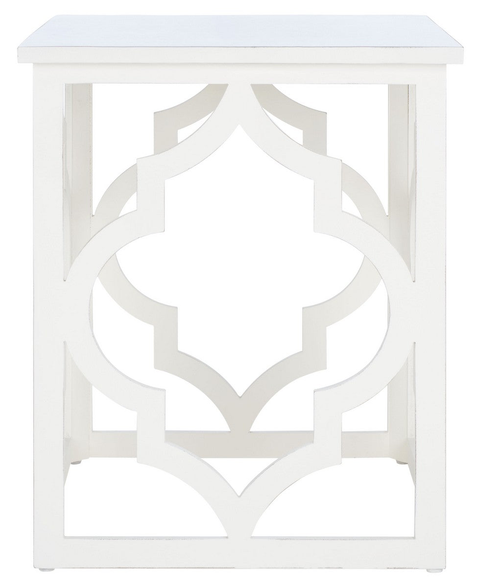 Safavieh Milo Trellis Gold Leaf End Table AMH1508C