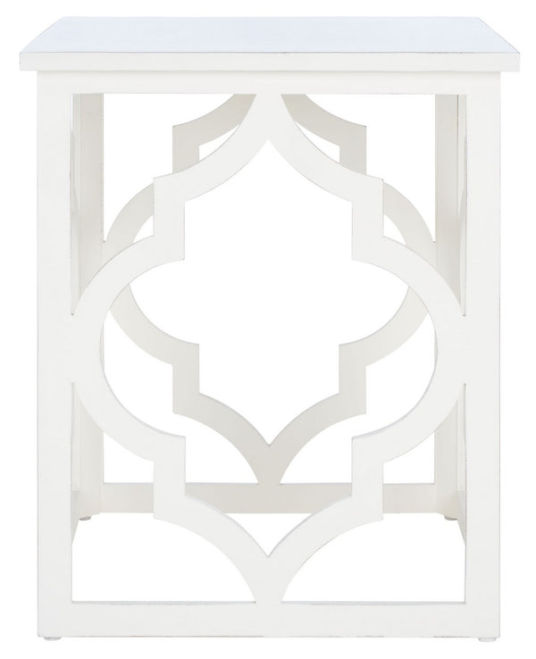 Safavieh Milo Trellis Gold Leaf End Table AMH1508C