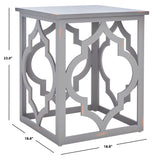 Safavieh Milo Trellis Gold Leaf End Table AMH1508D