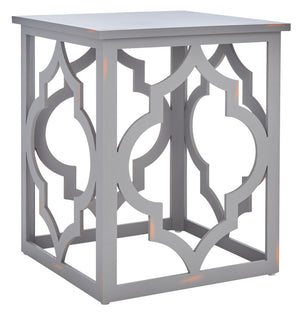 Safavieh Milo Trellis Gold Leaf End Table AMH1508D