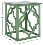 Safavieh Milo Trellis Gold Leaf End Table AMH1508F