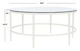 Safavieh Edmund Glass Cocktail Table XI22 AMH8304D