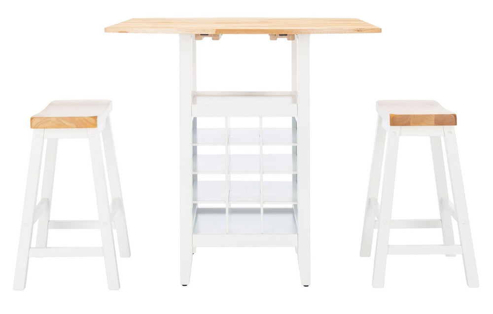  Emeric 3 Pc Set Drop Leaf Pub Table