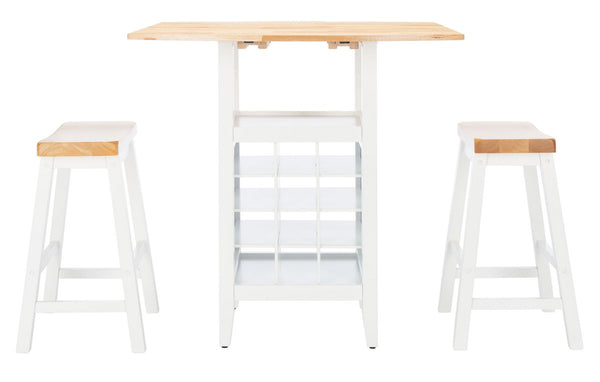  Emeric 3 Pc Set Drop Leaf Pub Table
