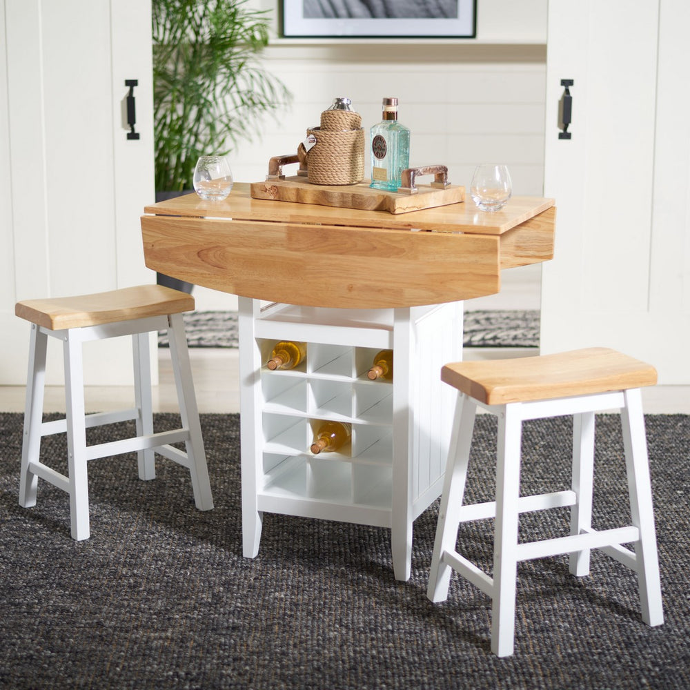  Emeric 3 Pc Set Drop Leaf Pub Table