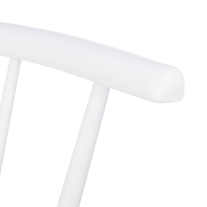 Safavieh Blanchard 18''H Curved Spindle Side Chair - Set of 2 Natural/White AMH8512F-SET2