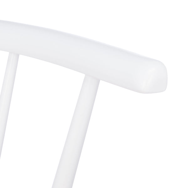 Safavieh Blanchard 18''H Curved Spindle Side Chair - Set of 2 Natural/White AMH8512F-SET2