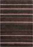 Chandra Rugs Amigo 50%Polyester + 25%Viscose + 25%Wool Hand-Woven Contemporary Rug Brown 7'9 x 10'6