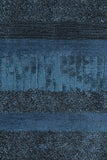 Chandra Rugs Amigo 50%Polyester + 25%Viscose + 25%Wool Hand-Woven Contemporary Rug Blue/Charcoal 7'9 x 10'6