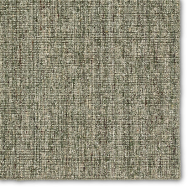 Jaipur Living Amity Vidalia AMI05 Handwoven 85% Wool 15% PET Yarn Solid Area Rug Green 85% Wool 15% PET Yarn RUG155796