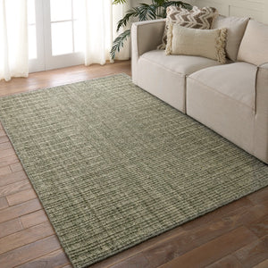 Jaipur Living Amity Vidalia AMI05 Handwoven 85% Wool 15% PET Yarn Solid Area Rug Green 85% Wool 15% PET Yarn RUG155796