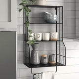 Distressed Wall Storage Organizer