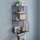 Distressed Wall Storage Organizer