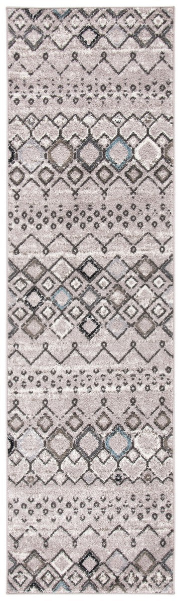 Safavieh Amsterdam 108 Power Loomed 100% Polypropylene Pile Bohemian Rug AMS108F-9SQ