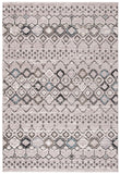 Amsterdam 108 Bohemian Power Loomed 100% Polypropylene Pile Rug Light Grey / Brown