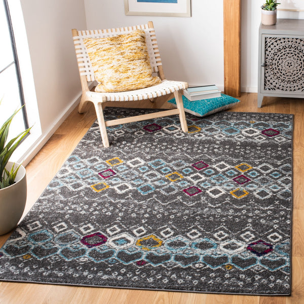 Safavieh Amsterdam 108 Power Loomed 100% Polypropylene Pile Bohemian Rug AMS108H-9SQ
