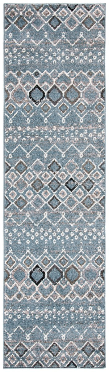 Safavieh Amsterdam 108 Power Loomed 100% Polypropylene Pile Bohemian Rug AMS108L-5SQ