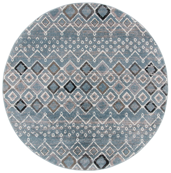 Safavieh Amsterdam 108 Power Loomed 100% Polypropylene Pile Bohemian Rug AMS108L-5SQ