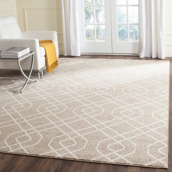 Safavieh Amherst 407 Power Loomed 67% Polypropylene 18% Fibrillated Polypropylene 8% Latex 7% Poly-cotton(warp) Rug AMT407S-4