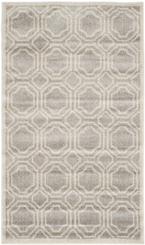 Safavieh Amherst 411 Power Loomed 67% Polypropylene 18% Fibrillated Polypropylene 8% Latex 7% Poly-cotton(warp) Rug AMT411B-3