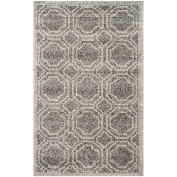 Safavieh Amherst 411 Power Loomed 67% Polypropylene 18% Fibrillated Polypropylene 8% Latex 7% Poly-cotton(warp) Rug AMT411C-3