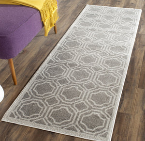 Safavieh Amherst 411 Power Loomed 67% Polypropylene 18% Fibrillated Polypropylene 8% Latex 7% Poly-cotton(warp) Rug AMT411C-3