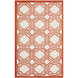 Safavieh Amherst 411 Power Loomed 67% Polypropylene 18% Fibrillated Polypropylene 8% Latex 7% Poly-cotton(warp) Rug AMT411F-29