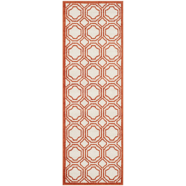 Safavieh Amherst 411 Power Loomed 67% Polypropylene 18% Fibrillated Polypropylene 8% Latex 7% Poly-cotton(warp) Rug AMT411F-29