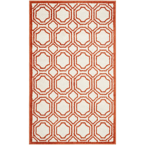 Safavieh Amherst 411 Power Loomed 67% Polypropylene 18% Fibrillated Polypropylene 8% Latex 7% Poly-cotton(warp) Rug AMT411F-3
