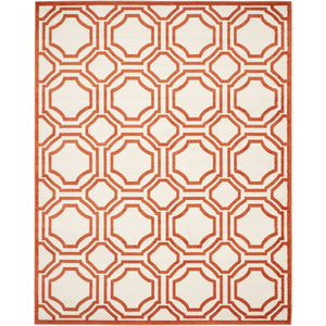 Safavieh Amherst 411 Power Loomed 67% Polypropylene 18% Fibrillated Polypropylene 8% Latex 7% Poly-cotton(warp) Rug AMT411F-29