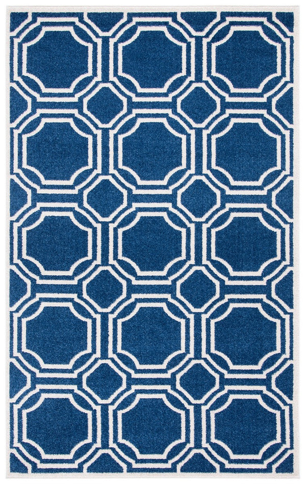 Safavieh Amherst 411 Power Loomed 67% Polypropylene 18% Fibrillated Polypropylene 8% Latex 7% Poly-cotton(warp) Rug AMT411P-29