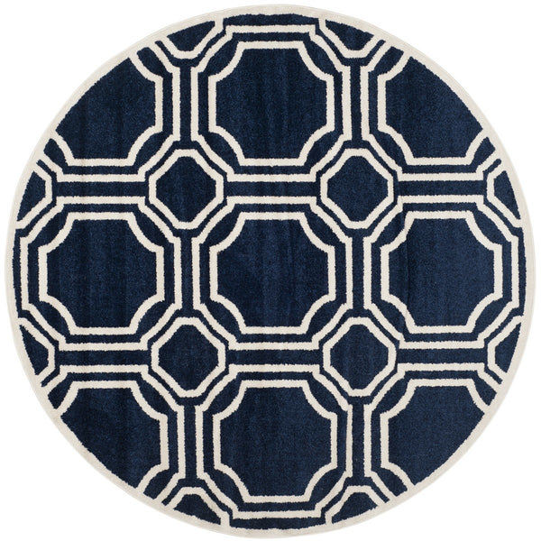 Safavieh Amherst 411 Power Loomed 67% Polypropylene 18% Fibrillated Polypropylene 8% Latex 7% Poly-cotton(warp) Rug AMT411P-29