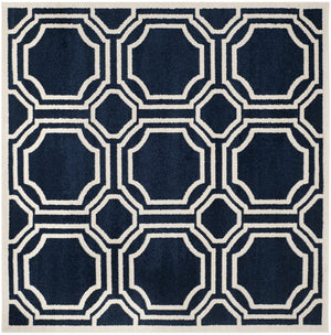 Safavieh Amherst 411 Power Loomed 67% Polypropylene 18% Fibrillated Polypropylene 8% Latex 7% Poly-cotton(warp) Rug AMT411P-29