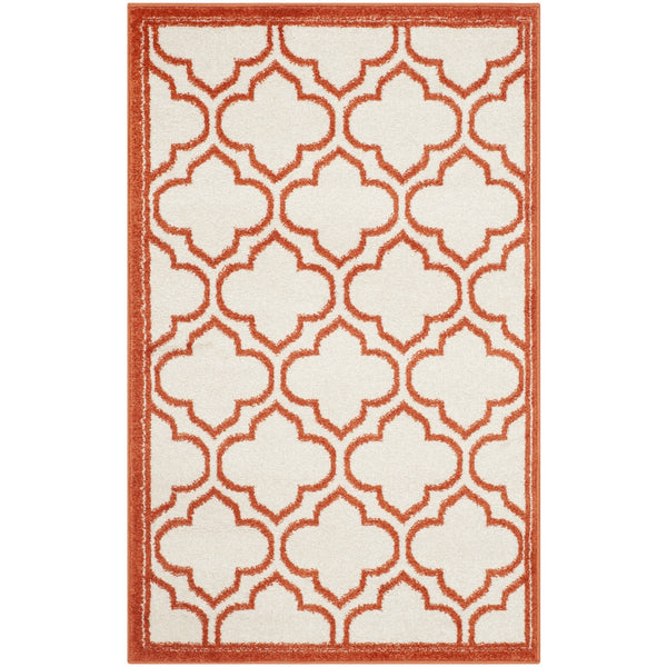 Safavieh Amherst 412 Power Loomed 67% Polypropylene 18% Fibrillated Polypropylene 8% Latex 7% Poly-cotton(warp) Rug AMT412F-29