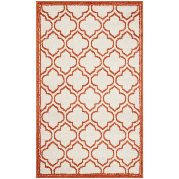 Safavieh Amherst 412 Power Loomed 67% Polypropylene 18% Fibrillated Polypropylene 8% Latex 7% Poly-cotton(warp) Rug AMT412F-3