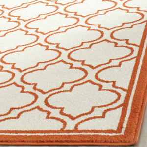 Safavieh Amherst 412 Power Loomed 67% Polypropylene 18% Fibrillated Polypropylene 8% Latex 7% Poly-cotton(warp) Rug AMT412F-29