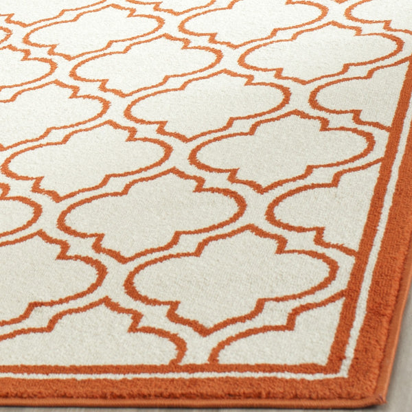 Safavieh Amherst 412 Power Loomed 67% Polypropylene 18% Fibrillated Polypropylene 8% Latex 7% Poly-cotton(warp) Rug AMT412F-29