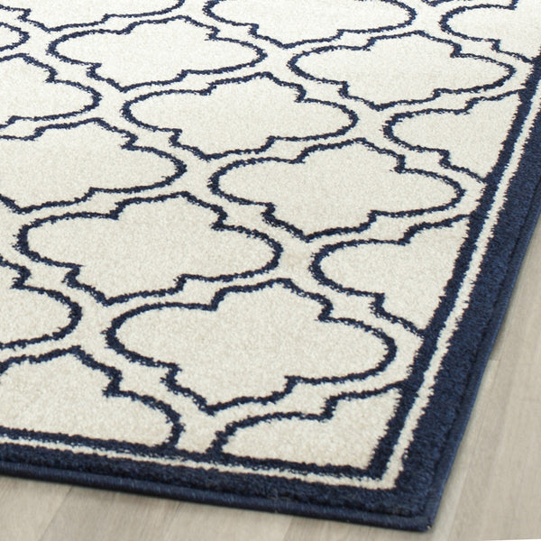 Safavieh Amherst 412 Power Loomed 67% Polypropylene 18% Fibrillated Polypropylene 8% Latex 7% Poly-cotton(warp) Rug AMT412M-29