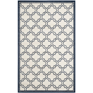 Safavieh Amherst 412 Power Loomed 67% Polypropylene 18% Fibrillated Polypropylene 8% Latex 7% Poly-cotton(warp) Rug AMT412M-29