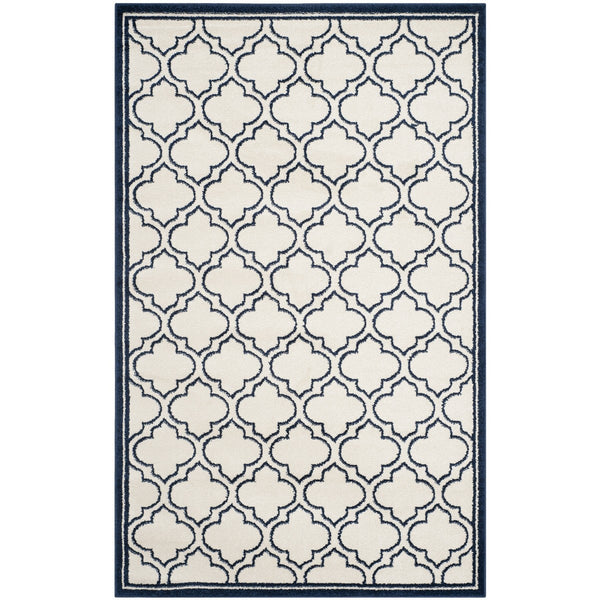 Safavieh Amherst 412 Power Loomed 67% Polypropylene 18% Fibrillated Polypropylene 8% Latex 7% Poly-cotton(warp) Rug AMT412M-29