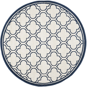 Safavieh Amherst 412 Power Loomed 67% Polypropylene 18% Fibrillated Polypropylene 8% Latex 7% Poly-cotton(warp) Rug AMT412M-29