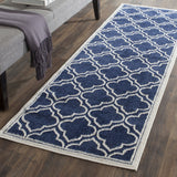 Safavieh Amherst 412 Power Loomed 67% Polypropylene 18% Fibrillated Polypropylene 8% Latex 7% Poly-cotton(warp) Rug AMT412P-3