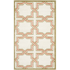 Safavieh Amherst 413 Power Loomed 67% Polypropylene 18% Fibrillated Polypropylene 8% Latex 7% Poly-cotton(warp) Rug AMT413A-3