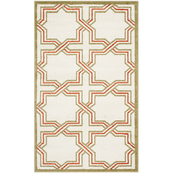 Safavieh Amherst 413 Power Loomed 67% Polypropylene 18% Fibrillated Polypropylene 8% Latex 7% Poly-cotton(warp) Rug AMT413A-3