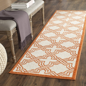 Safavieh Amherst 413 Power Loomed 67% Polypropylene 18% Fibrillated Polypropylene 8% Latex 7% Poly-cotton(warp) Rug AMT413F-27