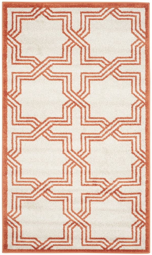 Safavieh Amherst 413 Power Loomed 67% Polypropylene 18% Fibrillated Polypropylene 8% Latex 7% Poly-cotton(warp) Rug AMT413F-3