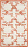 Safavieh Amherst 413 Power Loomed 67% Polypropylene 18% Fibrillated Polypropylene 8% Latex 7% Poly-cotton(warp) Rug AMT413F-3