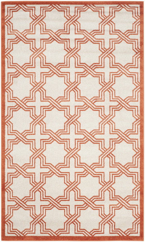 Safavieh Amherst 413 Power Loomed 67% Polypropylene 18% Fibrillated Polypropylene 8% Latex 7% Poly-cotton(warp) Rug AMT413F-24